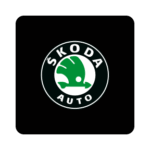 Logos of top car brands skoda serviced at the best car workshop in Kochi