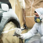 Professional car painting at the best car workshop in Kochi